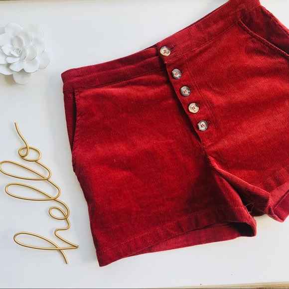 Gianni Bini Pants - Gianni Bini corduroy button shorts